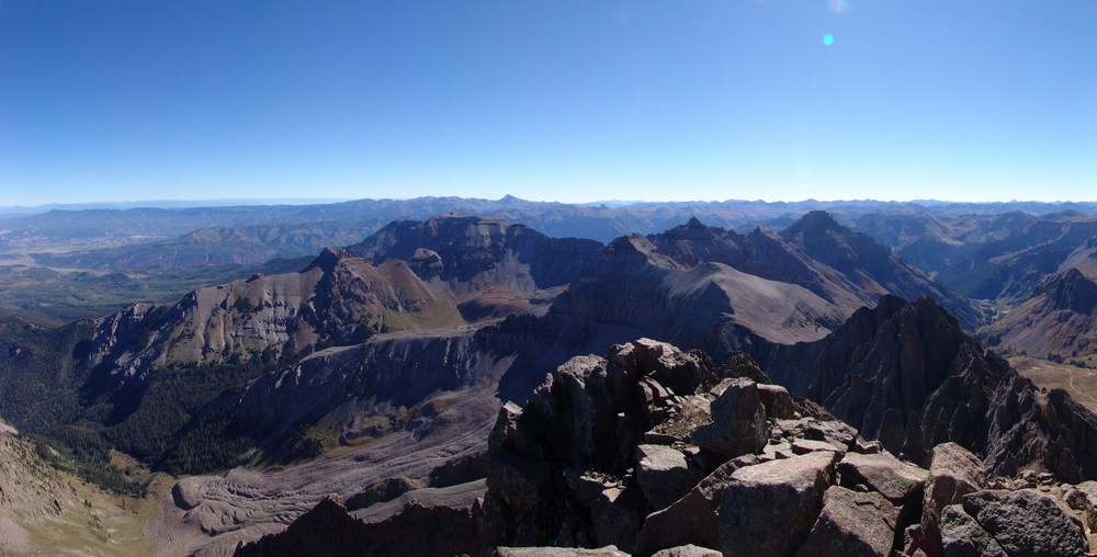 Mount Sneffels looking East Panormaic